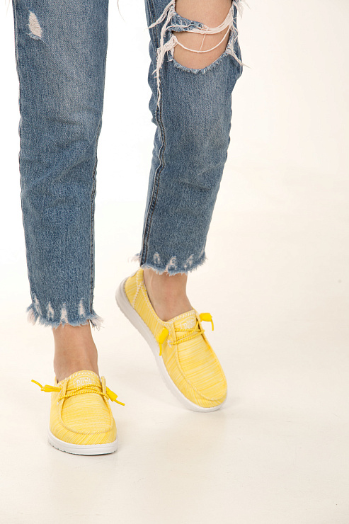 Мокасины HEYDUDE цвет Желтый