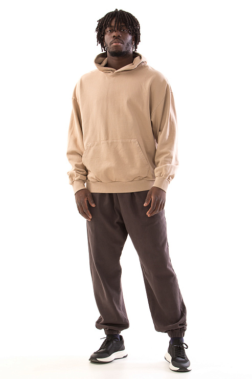 CHEERDUCK/4070 WY555B БЕЖЕВЫЙ Худи мужское CHEERDUCK цвет Бежевый