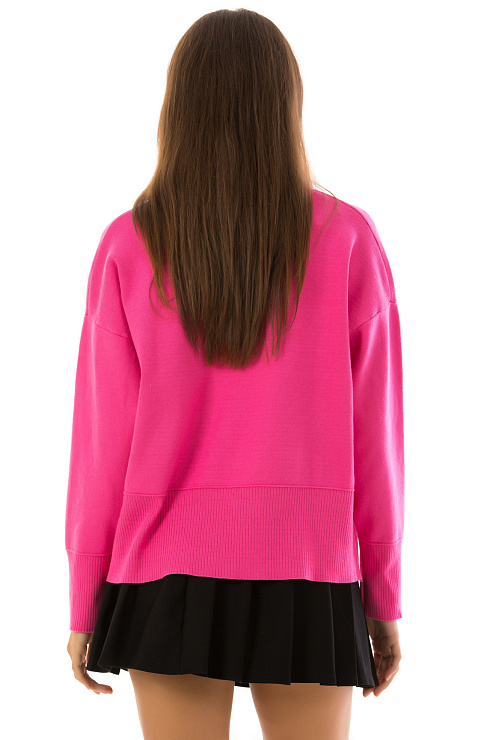 CHEERDUCK/11011 55001 РОЗОВЫЙ Свитер женский CHEERDUCK цвет Розовый