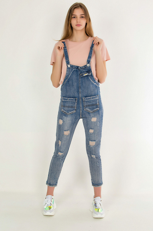 HANSU 9602 Комбинезон женский CHEERDUCK цвет Синий