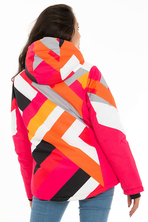 CHEER&DUCK/3055 62010 РОЗОВ. Куртка горнолыжная женская CHEERDUCK цвет Розовый