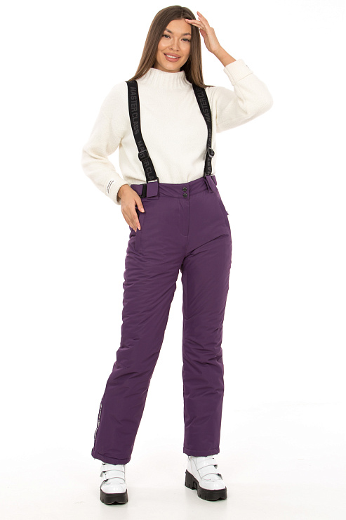 CHEER&DUCK/3055 62230 ФИОЛЕТ. Брюки горнолыжные женские CHEERDUCK цвет Фиолетовый