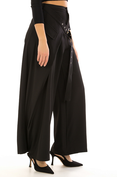 CHEERDUCK/NEW 0224 ЧЕРНЫЙ Брюки женские классические CHEERDUCK цвет Черный