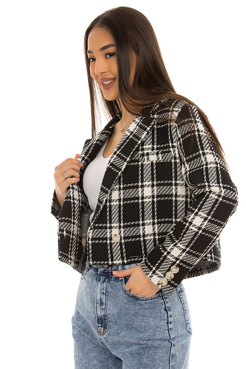 CHEERDUCK/GJ187 8514 ЧЕРНЫЙ Жакет женский CHEERDUCK цвет Черный