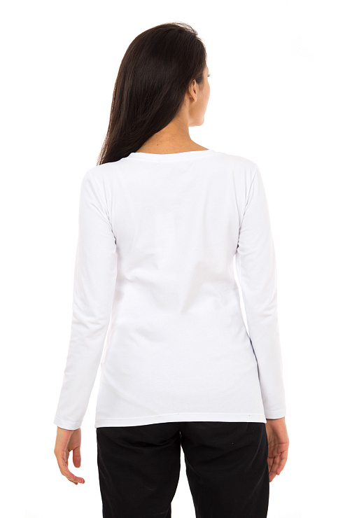 BALDININI TSD10L WHITE Лонгслив женский BALDININI цвет Белый