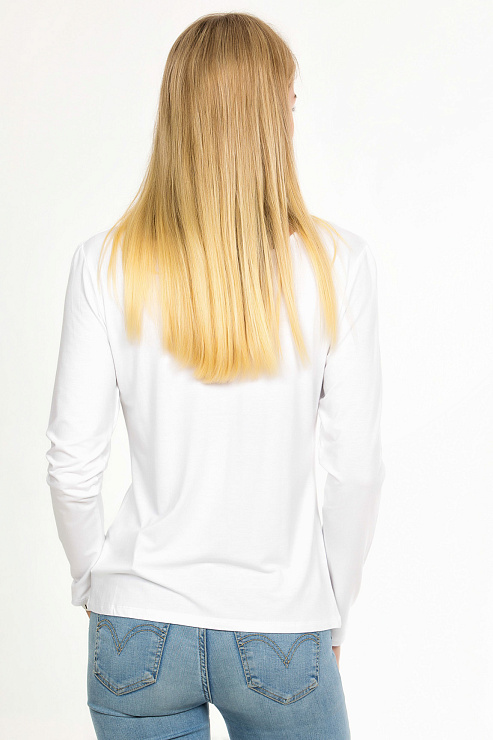 CHEER&DUCK/FORsel 8850 БЕЛ. Лонгслив женский CHEERDUCK цвет Белый