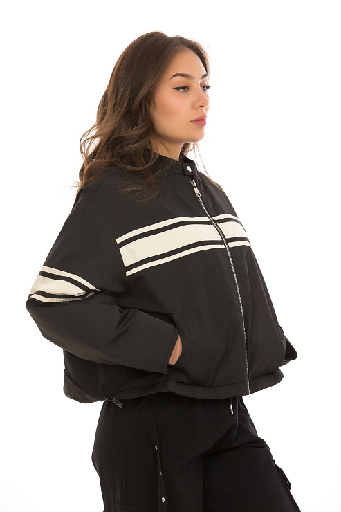 CHEERDUCK/5G143 6228 ЧЕРНЫЙ Ветровка женская CHEERDUCK цвет Черный