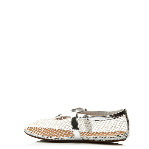 Балетки SERGIO MANCHOT цвет Серебристый