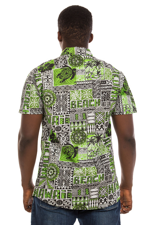 PREMMY/Dandy 50322 ЗЕЛЕН Рубашка мужская CHEERDUCK цвет Зеленый