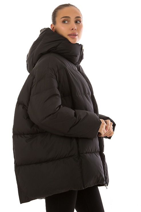 TOWMY A028 ЧЕРНЫЙ Пуховик женский TOWMY цвет Черный