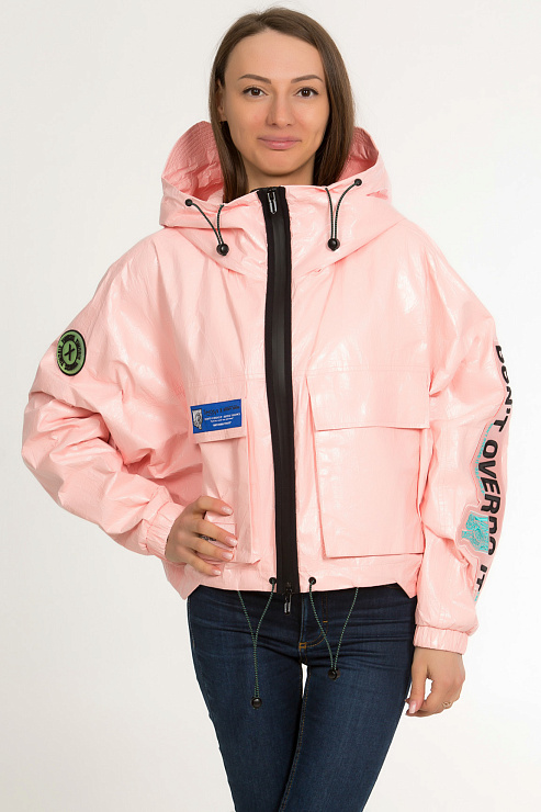 YIMOSIS 5311 РОЗОВ. Ветровка женская YIMOSIS цвет Розовый