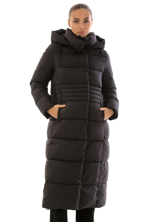 TOWMY 2366 ЧЕРНЫЙ Пуховик женский TOWMY цвет Черный