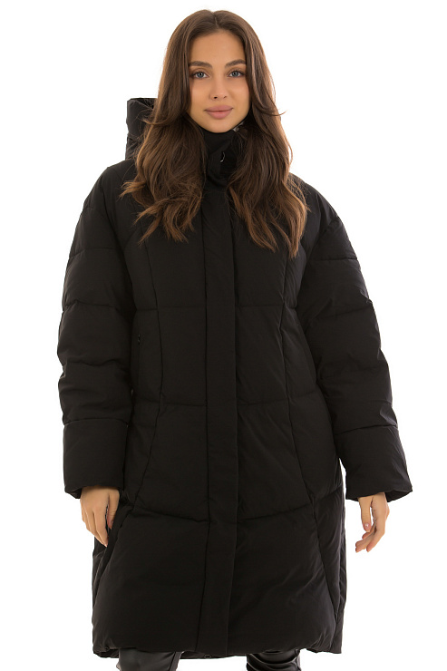 TOWMY 9350 ЧЕРНЫЙ Пуховик женский TOWMY цвет Черный
