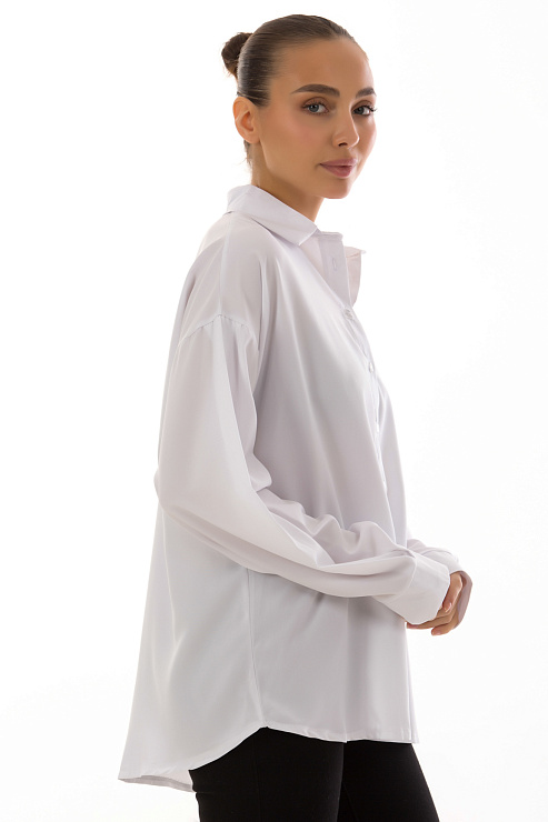 CHEERDUCK/FAH 0069 БЕЛЫЙ Рубашка женская CHEERDUCK цвет Белый