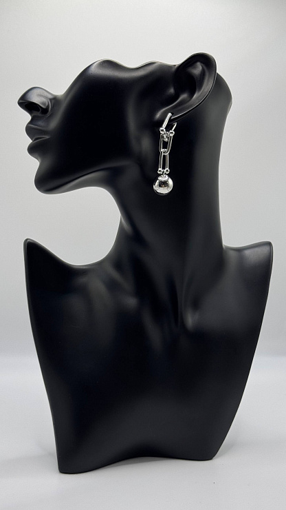 Серьги BELLABOA цвет Серебристый