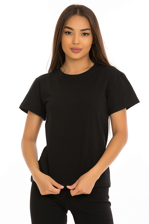 CHEERDUCK/FA 0014 ЧЕРНЫЙ Футболка женская CHEERDUCK цвет Черный