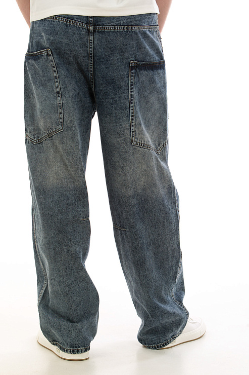 CHEERDUCK/4070 20611 СИНИЙ Джинсы мужские CHEERDUCK цвет Синий