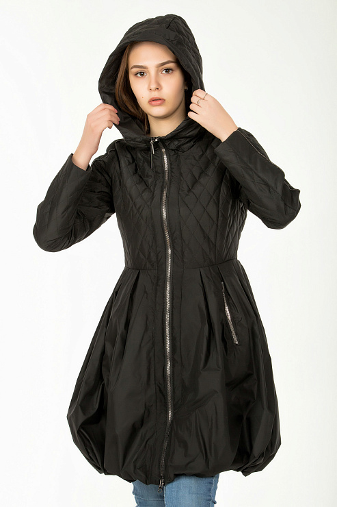 GRACE 2018910 BLACK Плащ женский GRACE цвет Черный