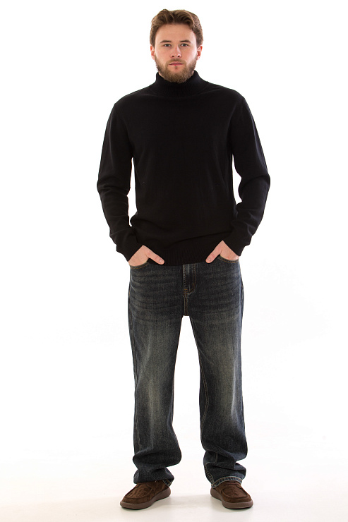 CHEERDUCK/4070 8500 ЧЕРНЫЙ Водолазка мужская CHEERDUCK цвет Черный