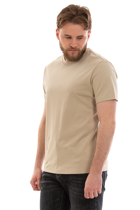 CHEERDUCK/4070 2580 БЕЖЕВЫЙ Футболка мужская CHEERDUCK цвет Бежевый