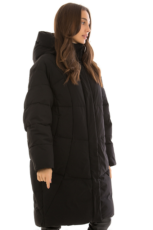 TOWMY 9350 ЧЕРНЫЙ Пуховик женский TOWMY цвет Черный