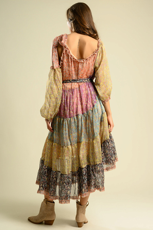 BELLABOA 222-7 МНОГОЦВЕТНЫЙ Платье  BELLABOA цвет Многоцветный