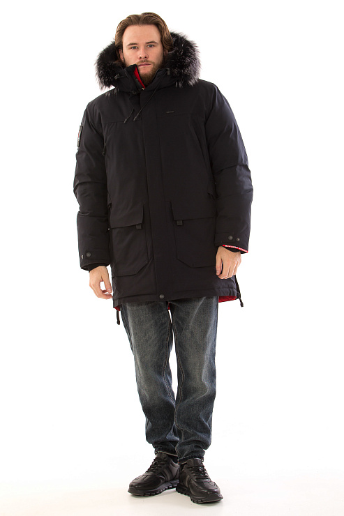 SHarK Force 725929 ЧЕРНЫЙ Пуховик мужской SHARK FORCE цвет Черный