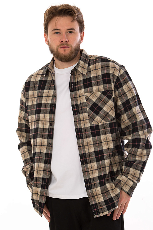 CHEERDUCK/4070 8113 ЧЕРНЫЙ Рубашка мужская CHEERDUCK цвет Черный