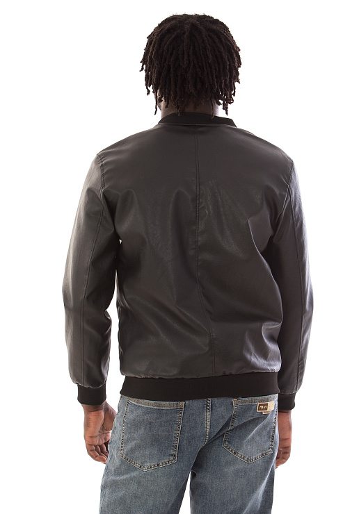 CHEERDUCK/6088 К2903 ЧЕРНЫЙ Куртка кожаная мужская CHEERDUCK цвет Черный