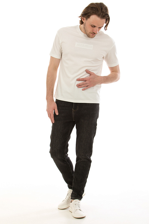 CHEERDUCK/4070 90306-1 СЕРЫЙ Джинсы мужские CHEERDUCK цвет Серый