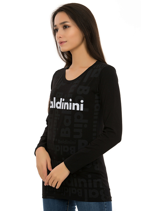 BALDININI TSD10L NERO Лонгслив женский BALDININI цвет Черный