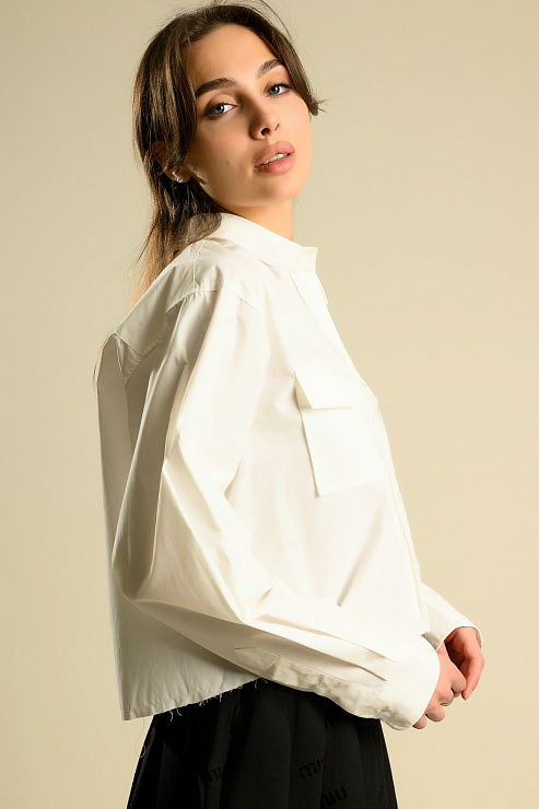 BELLABOA 111-93 БЕЛЫЙ Рубашка женская BELLABOA цвет Белый