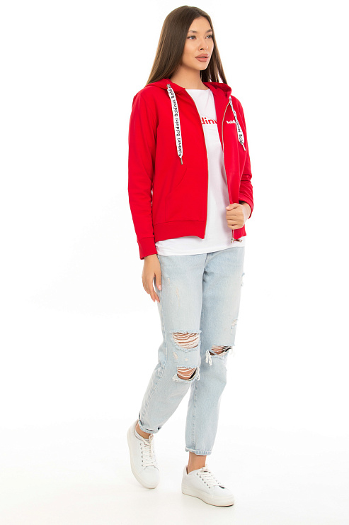 BALDININI A1DFL01A RED Худи женское BALDININI цвет Красный