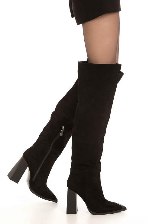 Ботфорты на каблуке SERGIO MANCHOT цвет Черный