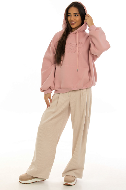 CHEERDUCK/NEW 178-1 РОЗОВЫЙ Худи  CHEERDUCK цвет Розовый