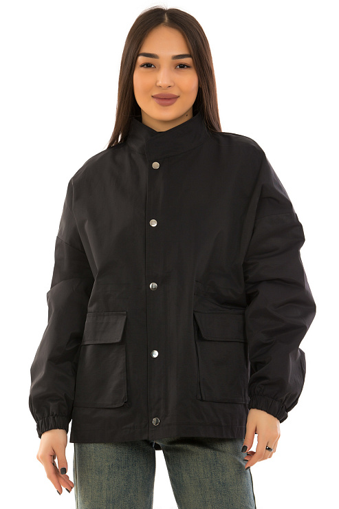 CHEERDUCK/2C19 2330-1 ЧЕРНЫЙ Ветровка женская CHEERDUCK цвет Черный