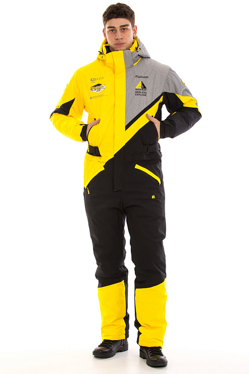 High Experience 1181 ЖЕЛТ. ЧЕРН. Комбинезон мужской HIGH EXPERIENCE цвет Белый