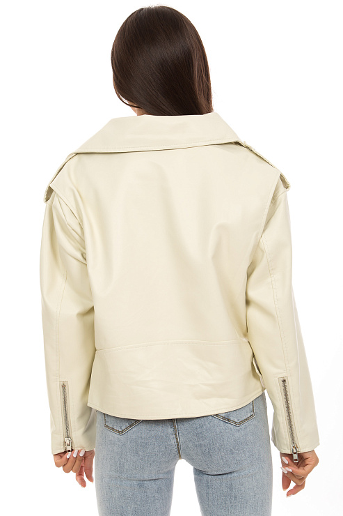 CHEER&DUCK/2025 2169 БЕЖ. Куртка женская CHEERDUCK цвет Молочный