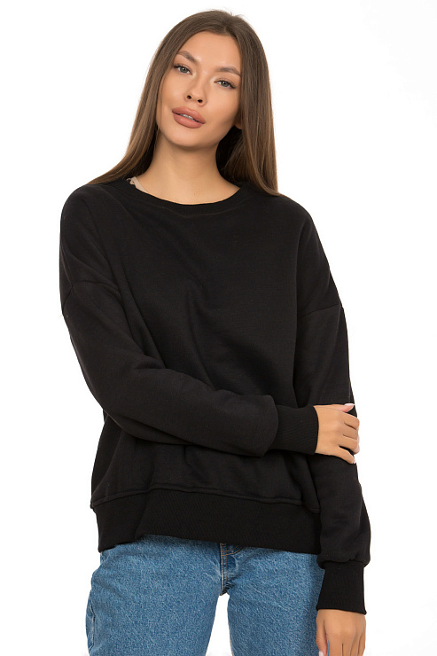 SHI FA MAN 5001 ЧЕРН. Свитшот женский SHI FA MAN цвет Черный