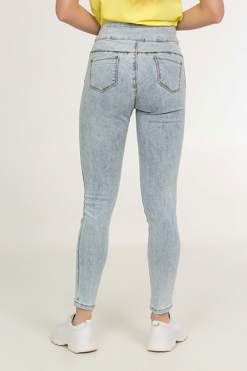 CHEER&DUCK/2025 10522 СИН. Джинсы женские CHEERDUCK цвет Синий