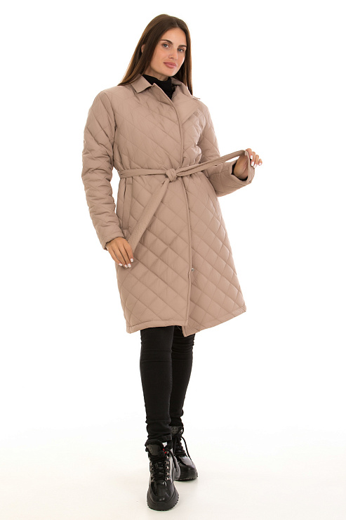 CHEERDUCK/2025 622 БЕЖЕВЫЙ Плащ женский CHEERDUCK цвет Бежевый