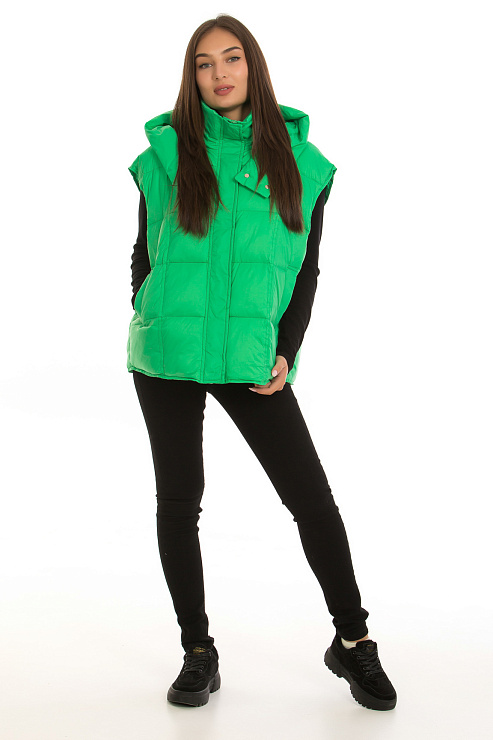 CHEERDUCK/2030 9514 ЗЕЛЕНЫЙ Жилет женский CHEERDUCK цвет Зеленый
