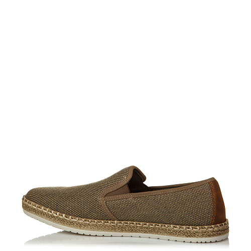 Слипоны RIEKER  цвет Коричневый