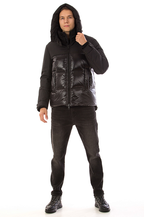 BALDININI E5B052XXGIAD0000 Пуховик мужской BALDININI цвет Черный