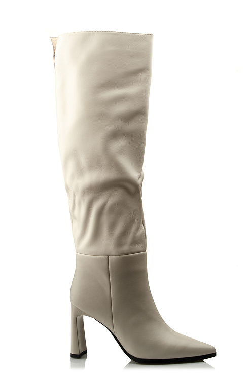 Сапоги на каблуке SERGIO MANCHOT цвет Бежевый