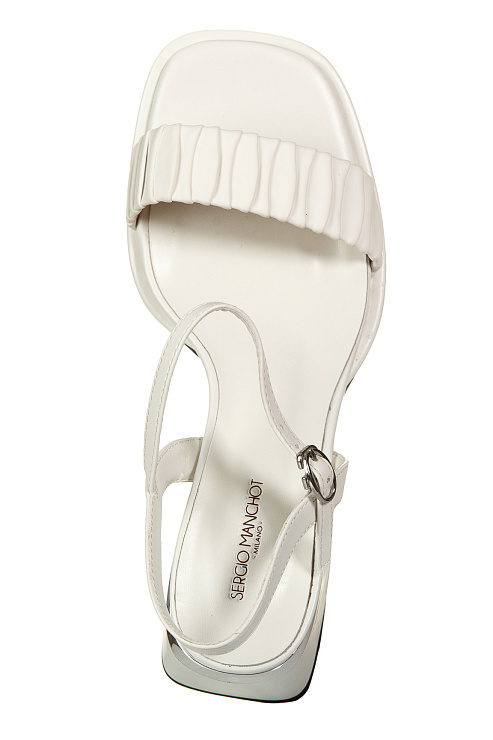 Босоножки на каблуке SERGIO MANCHOT цвет Белый