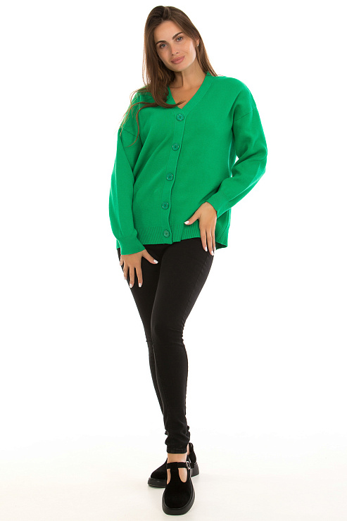 CHEERDUCK/11011 171 ЗЕЛЕНЫЙ Кардиган женский CHEERDUCK цвет Желтый