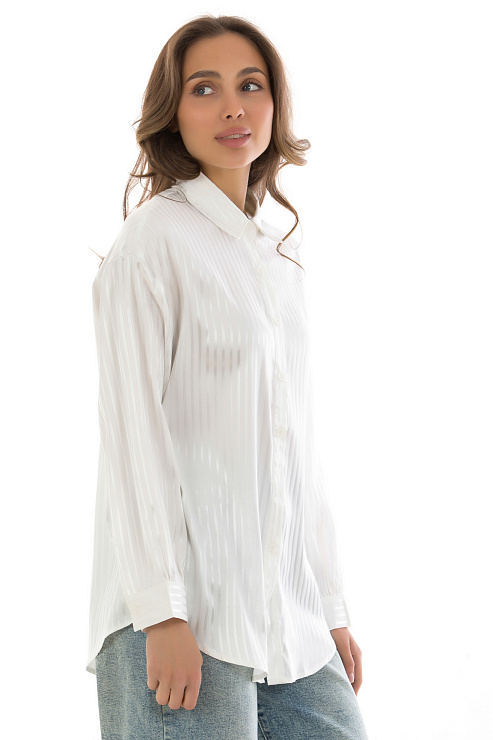 CHEERDUCK/2C19 1981 БЕЛЫЙ Рубашка женская CHEERDUCK цвет Белый