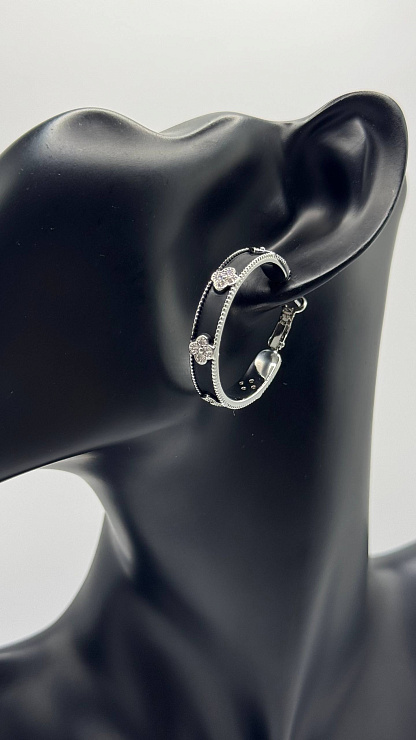 Серьги BELLABOA цвет Серебристый