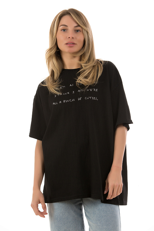 Футболка CHEERDUCK цвет Черный